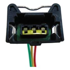 Plug Conector Sensor Rotação Bobina Ignição 3 Fios Gm Fiat