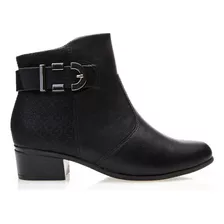 Bota Feminina Roma Cano Curto Salto Baixo Comfortflex Oferta