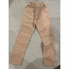 Pantalón H&m Leggins Corderoy, Talle 3-4, Nuevo Sin Etiqueta