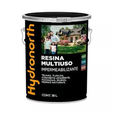 Resina Multiuso Fosco Incolor 18l Piso Pedra Parede Telhado