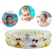 Piscina Infantil Inflável 70 Litros Resistente Minnie Mickey