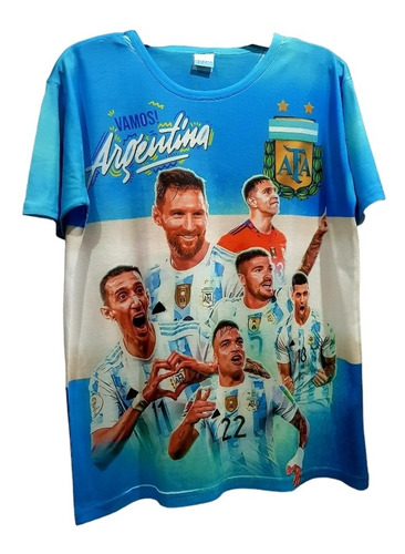 Camiseta Remera Seleccion Argentina Messi Escaloneta Mundial
