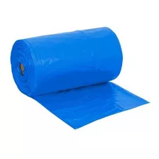 Lona Plástica Azul 4x50 Mts - Bobina De 8kg 40 Micras Obras