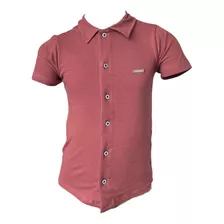 Camisa Botão Juvenil Infantil Estampada Masculino Algodão