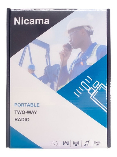 Nicama Uhf Walkie Talkie Radio De Dos Vas 10 Sets Foto 9