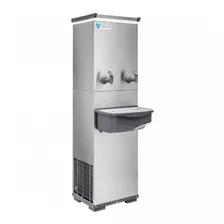 Bebedouro Coluna Industrial 50l Inox 2 Torneiras - Cânovas