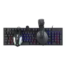 Combo Gamer Teclado + Mouse + Headset Bright 0543