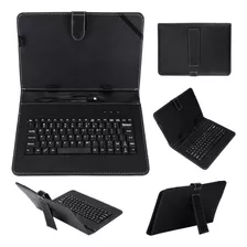 Funda Estuche Con Teclado Para Tablet De 8 Y 9 Pulgadas 