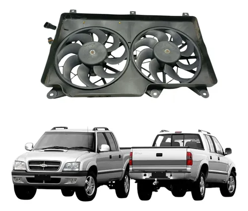 Defletor Ventoinha Dupla Gm S10 2002 2011 Usado