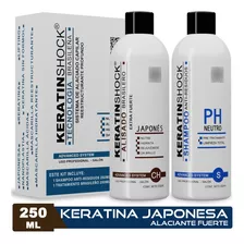 Keratina Brasileña De Chocolate Alaciante +shampoo Kit 250ml