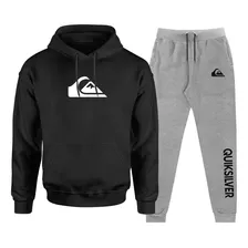 Conjunto Moletom Masculino Feminino Blusa + Calça Quiksilver