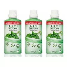 Edulcorante Stevia Liquida Jual 250 Cc Vegano Sin Tacc X3
