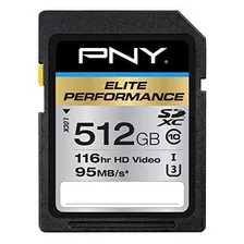 Pny Elite Performance 512gb Sdxc Class 10 Uhs I U3 Up To