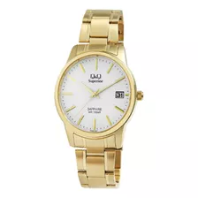 Reloj Para Hombre Q&q Superior S330j001y Bronce