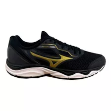 Tenis Mizuno Hawk 4 Masculino - Preto-dourado Original