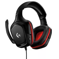 Auriculares Logitech G332 Negro/rojo Macrotec