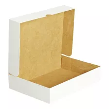 Caixa De Papel Para Presente 20 Uni. 15,5x22x5cm - Branco