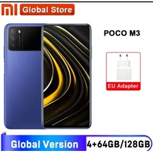 Celular Xiaomi Poco M3 4ggb 64gb 48mp Câmera Display 6000mah