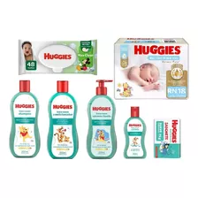 Kit Huggies Infantil Extra Suave Livre De Lágrimas - 7 Itens