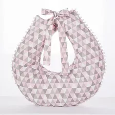 Almofada Para Amamentação - Travesseiro Triangulo Rosa