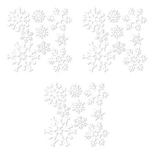 Beistle Snowflake Cutouts, White