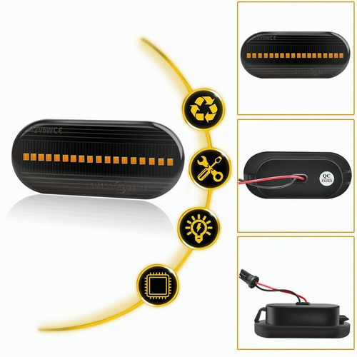 Led Secuenciales Para Vw Jetta Clsico Golf Polo Vento Foto 3