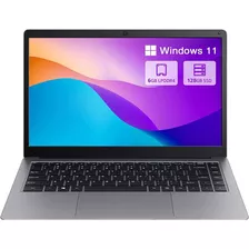 Laptop Ultra Delgada Laptop Windows 11 6 Gb De Ram, 128 Gb