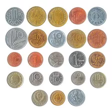 Conjunto De 23 Monedas De 23 Países Diferentes Monedas Lote,