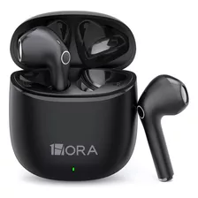 Audífonos 1hora Aut201 Bluetooth Inalámbricos Wireless In-ear Earbud Color Negro