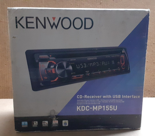 Reproductor Kenwood Mod Kdc-mp155u Usb/mp3/aux (nuevo)