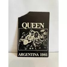 Coleccionable Tkt Queen Argentina 1981 Velez 28-2-81