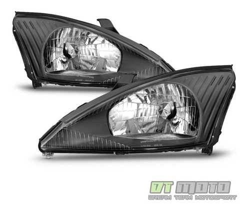 Par Faros Negro Interior Ford Focus Zts 2001 2.0l Foto 2