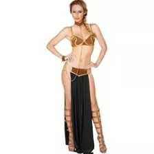 Fantasia De Cosplay Da Princesa Leia Slave