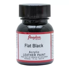 Flat Black Pintura Angelus (color Negro Matte)