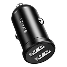 Cargador De Auto Mini C20 Usams 2 Puertos Usb 2,4a Calidad