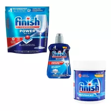 Kit Finish Detergentes Em Pó + Detergente Tablete + Secante 