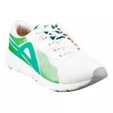 Tenis Mujer Aeroflex Gw3274 Blanco Verde