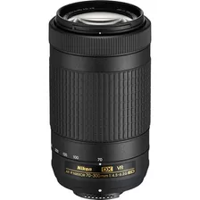 Lente Nikon Af-p Dx Nikkor 70-300mmf/4,5-6.3 Ed 