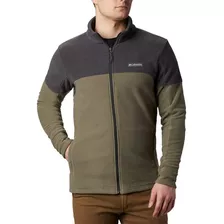 Campera Polar Columbia Hombre Basin Trail 3 Verde Musgo