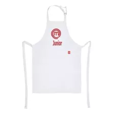 Avental Master Chef Junior Infantil 43x56 Bordado Vermelho