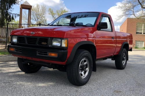 Espejo Nissan D21 Pickup Del 1986 Al 1997 Manual Negro Der Foto 4