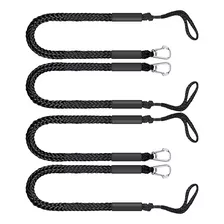 4 Paquetes Bungee Boat Dock Lines De Amarre Cordones De Amor