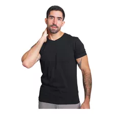 Camiseta Algodão Egípcio Gola V Manga Curta Slim Masculina