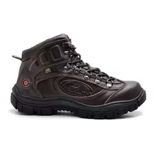 Bota Coturno Masculina Adventure Trilha Em Couro Azimute 603