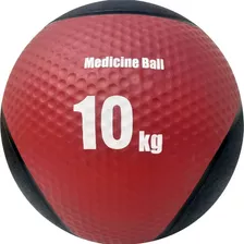 Bola Medicine Ball De Borracha Inflável Pista E Campo - 10kg