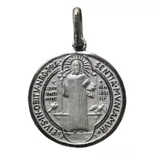 Medalla Plata 925 San Benito #289 (medallas Nava) 
