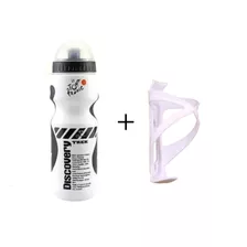 Pack Botella Agua + Soporte Pvc Ciclismo 