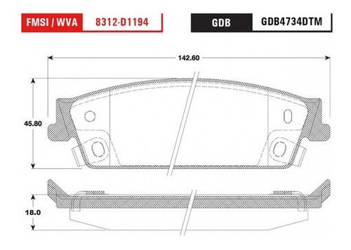 Kit Balatas D/t Ceramica Trw Silverado 2500 2cab 4.8 2013 Foto 3