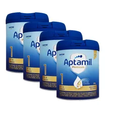 Kit Com 4 Aptamil Premium +1 Fórmula Infantil 800g Cada