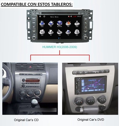 Android Hummer H3 Corvette Uplander Dvd Gps Wifi Radio Usb Foto 6